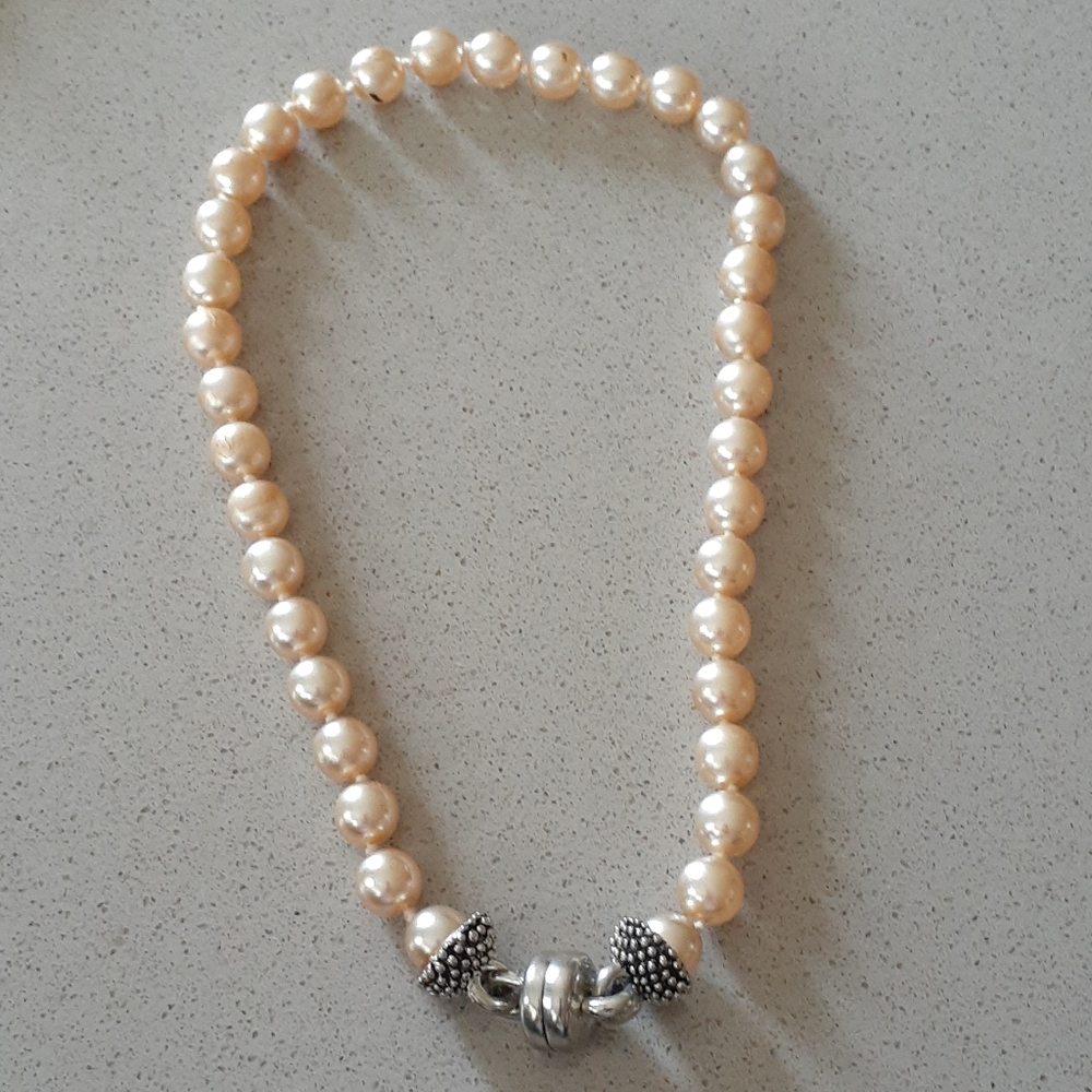 Faux Pearl - Pendant Style Necklace